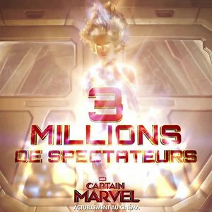 11K views · 373 reactions | Plus de 3 millions de spectateurs ont vu Captain Marvel au cinéma ! Et vous ? | Marvel | Facebook