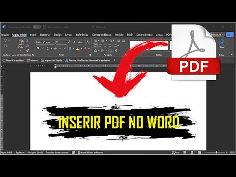 Como inserir PDF no WORD (e outros arquivos também)