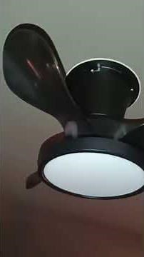 ocioc Quiet Ceiling Fan with LED Light 22 inch Large Air Volume Remote Control Review, This fan is a