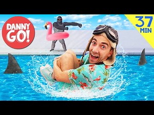 Summer Dance CHALLENGE! ☀️💦 30min  Exercise Movement Break | Danny Go! Songs for Kids - Videos For Kids
