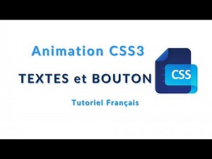 Apprends à animer en CSS : Texte + Boutons ✨