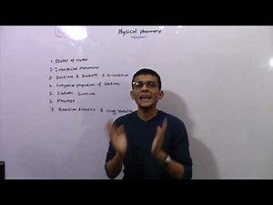 Introduction to physical pharmacy