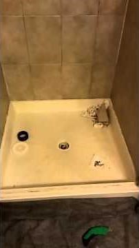HOW TO REMOVE YOUR OLD SHOWER PAN AND INSTALL A NEW ONE