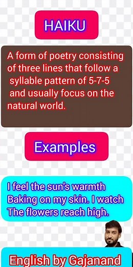 Haiku | What is Haiku | Definition of Haiku | Analysis of Haiku | Haiku a literary term |