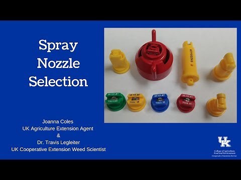 Spray Nozzle Selection