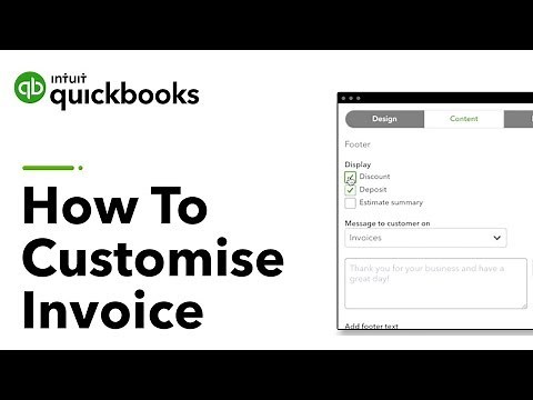 How to Customise Your Invoice in QuickBooks Online