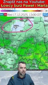Weather forecast for Wednesday and overnight. #weather #poland #forecast