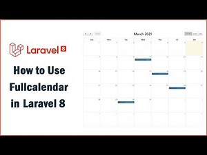 How to Implement Fullcalendar in Laravel 8 using Ajax