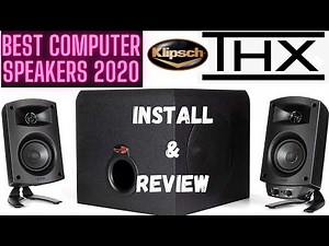 Klipsch Promedia 2.1 computer speakers THX certified. Unboxing, set up and sound test