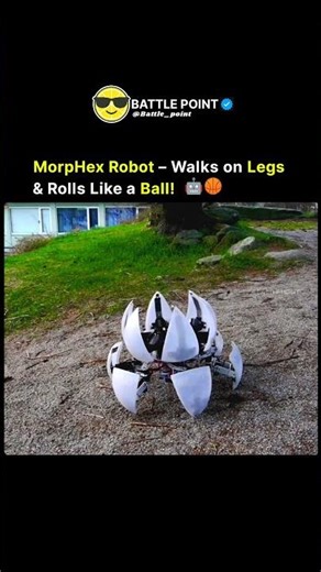 MorpHex Robot 🤖 – Walks on Legs & Rolls Like a Ball!