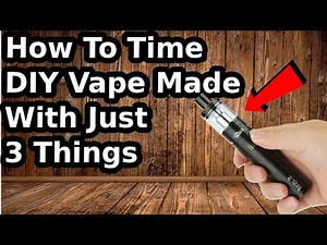 how to make | a vape 💨use only three thing! 2019!