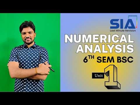 Unit-2 | Numerical Analysis | B.Sc Sem-6 | Important Questions | OU KU MGU TU PU SU #degree #imp