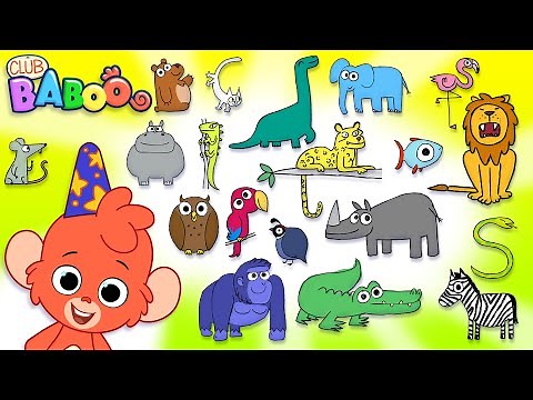Animal ABC | Learn the alphabet with 26 animals for children | ABC Wild Animals and Sounds 2019