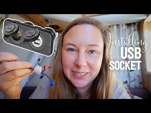 Installing USB Socket In Caravan - Through Light Electrics