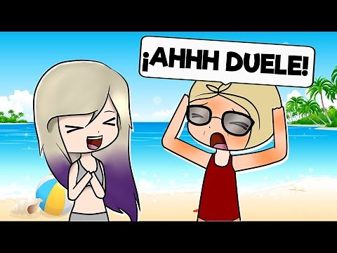 NOS QUEMAMOS EN LA PLAYA DE ROBLOX!!