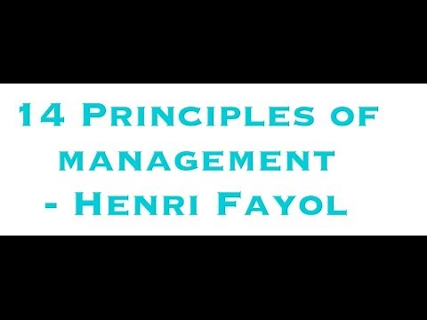 14 Principles of Management - Henri Fayol (Easiest way to remember)