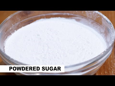 Homemade Powdered Sugar Recipe | Cooking Basics