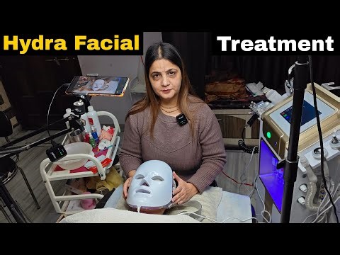 Hydra facial tutorial | Hydra facial machine 7 in 1 | How to use hydrafacial machine | Facial steps