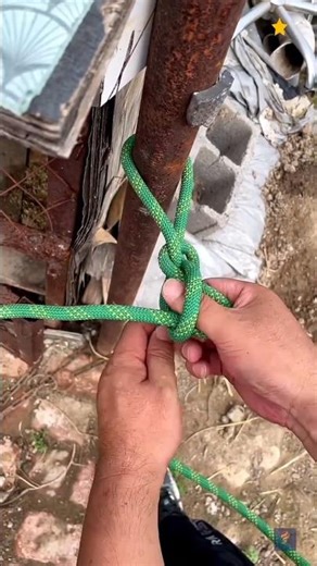 👉Must-Know Knot for DIY & Outdoors — Fast, Secure Loops! #viral #trend