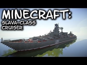 Minecraft: Cruiser Tutorial (Slava-Class)
