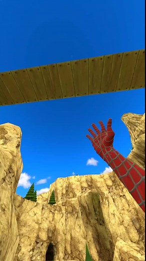 Spider-Man VR BRIDGE PARTY #vr #gaming #spiderman #fypシ