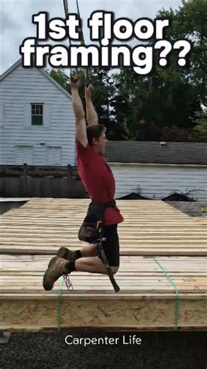 Text book first floor framing!