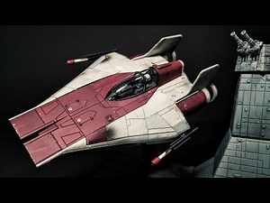 Building Bandai's Star Wars A-Wing Starfighter