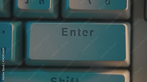 Pressing Enter key on a mechanical keyboard