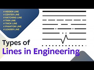 Types of Lines in Engineering drawing