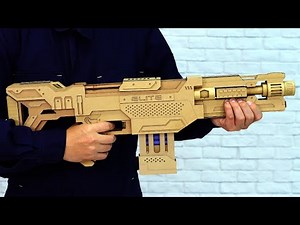 How to make NERF Rifle with Cardboard
