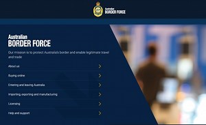 Australian Border Force Website