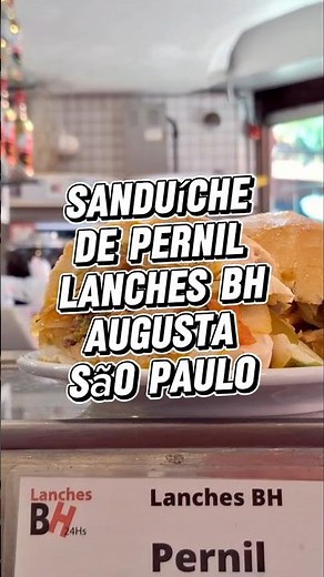 Lanches BH: sanduíche de pernil clássico da Rua Augusta #shorts