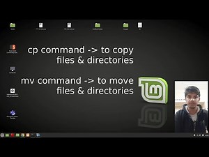 copy files & directories | move files & directories in linux | cp command | mv command