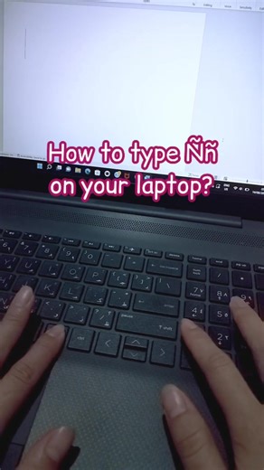 Cómo escribir la letra Ñ en tu laptop