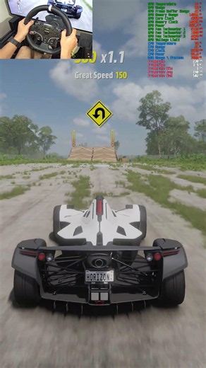 BAC Mono Takes Flight! 🚀 Forza Horizon 5 with RTX 5090 & Moza R5 Setup 🏎‍🟀💨