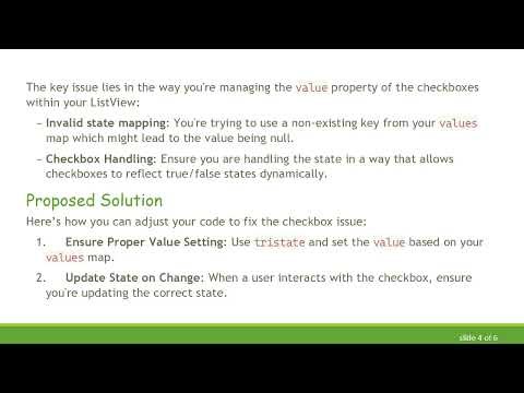 How to Fix Unclickable Checkboxes in ListView in Flutter