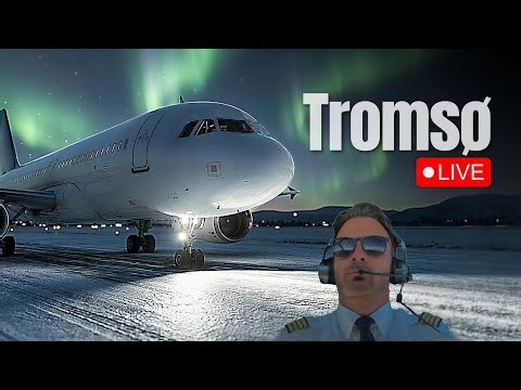 ECHTER PILOT A320 LIVE ins Winter-Chaos: Fly & See Santa (VATSIM) nach Tromsø