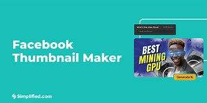 Facebook Thumbnail Maker - AI-Powered Social Thumbnails | Simplified