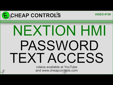 150 Nextion adding Password Access to number fields and editing the built-in numeric keypad