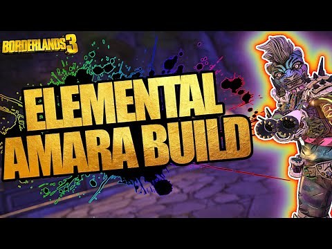 Elemental Amara Build! The New BEST Level 72, Mayhem 10 & 11 Amara Build In Borderlands 3!