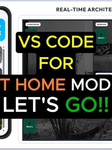 SMART HOME MODULE Blueprints drawn, the logic is set, The smoothest tech you’ve seen yet. Yellow wires start to glow, Watch the power begin to flow. ESP32 in total control, Smart home living is the goal. #electro #electronica #VScode