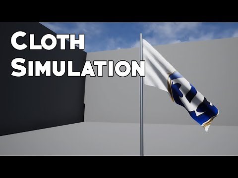 UE4 Tutorial: Cloth Simulation (See description)