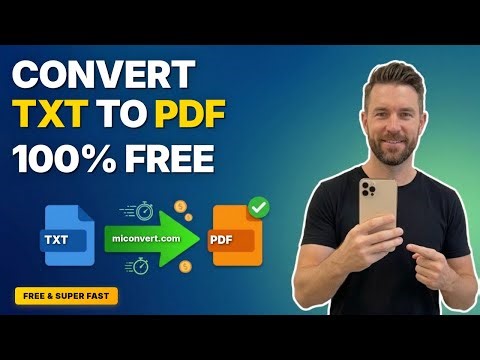 Free TXT to PDF Converter Online — Quick Tutorial