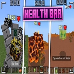 Health Bar addon works with all mobs