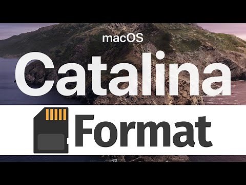 How to Format SD Card on macOS Catalina