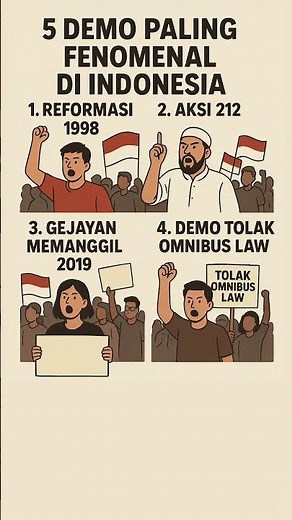 5 Demo Paling Fenomenal di Indonesia, dari Reformasi 98 hingga Demo Bubarkan DPR 28 Agustus 2025
