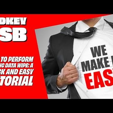 Redkey USB - How to Perform a Basic Data Wipe: A Quick and Easy Tutorial