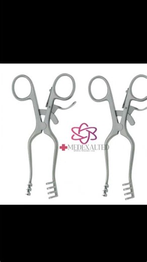 Weitlaner 11.5 cm Retractor with 2x3 Sharp Prongs Surgical Instruments BasisContact +923417330036