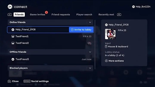 How to use EA Connect for linking and account management.