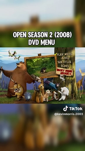 Open Season 2 (2008) DVD Menu| #openseason2 #sonypicturesanimation #childhood #dvdmenu #fyp #foryoupage #2000sthrowback #nostalgia